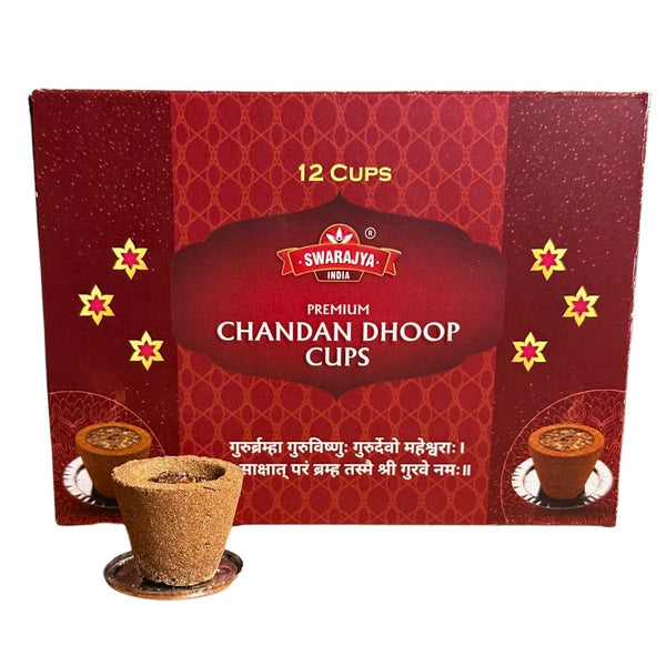 Premium Chandan Dhoop Cups