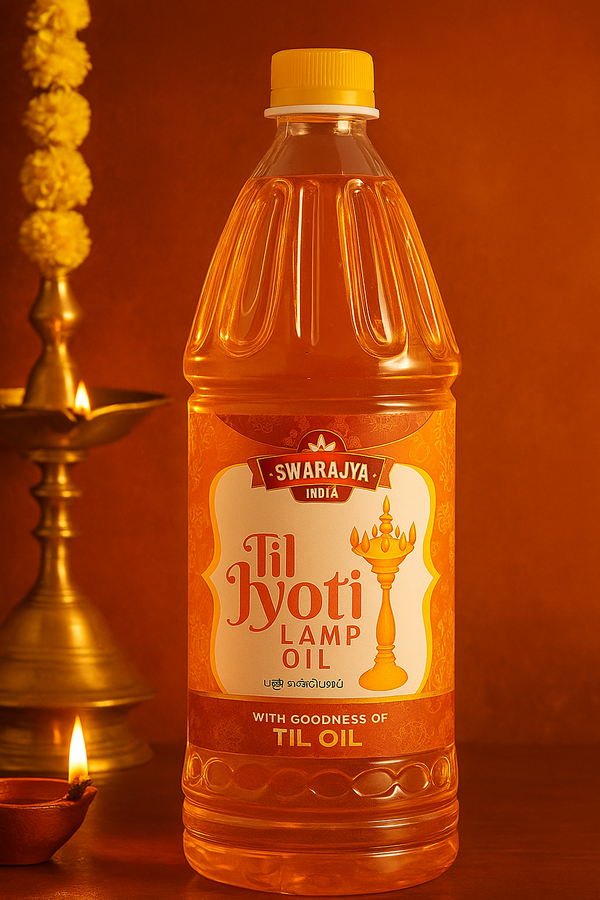 Swarajya India Tiljyoti Pooja Oil in Jasmine Fragrance - 900ml