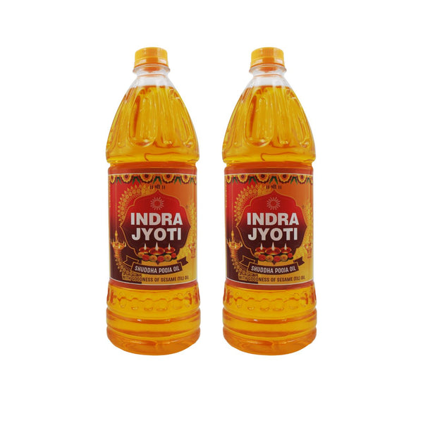 Indrajyoti Pooja oil Combo - 900 ml (Pack of 2)