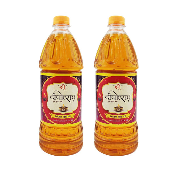 Deepustav Pooja oil Combo - 900 ml (Pack of 2)